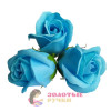 Декоративные мыльные розы. Количество в упаковке: 50 шт. Цвет: голубой.