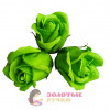 Декоративные мыльные розы. Количество в упаковке: 50 шт. Цвет: зеленый.