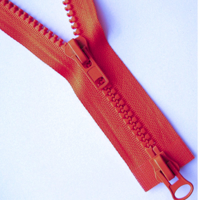 Молния "трактор" тип - 5/2 замка 100 см - цвет кирпичный 10 шт. в упаковке