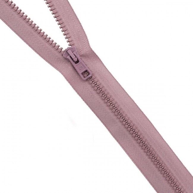 Молния "трактор" тип - 5/2 замка 100 см - цвет розовый 10 шт. в упаковке