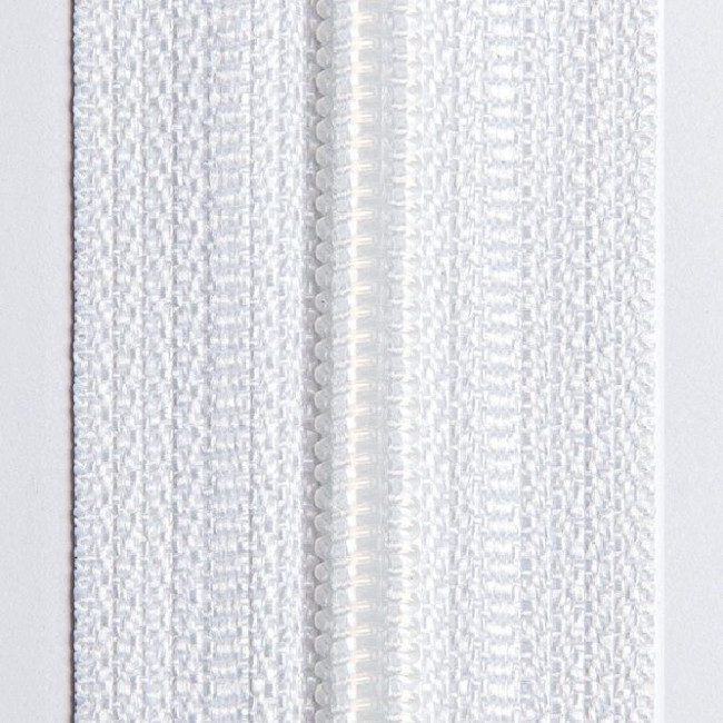 Молния юбочная (полуавтомат) ТИП 3. Длина: 20 см. Цвет: белый. Количество в упаковке: 10 шт.