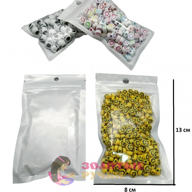 Пакет с застежкой ZIP-LOCK размер 8*13 уп. 100 шт, цена указана за упаковку